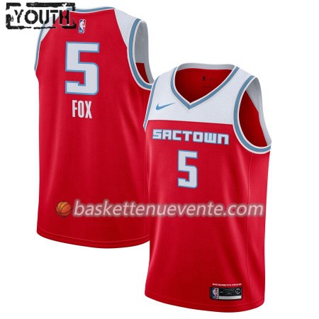 Maillot Basket Sacramento Kings De'Aaron Fox 5 2019-20 Nike City Edition Swingman - Enfant